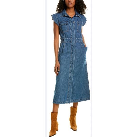 Les Copains Dresses & Skirts - LES COPAINS
Denim dresses Size 42 New With Tags